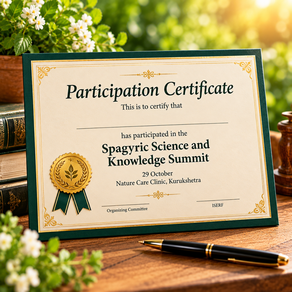 Participation Certificate